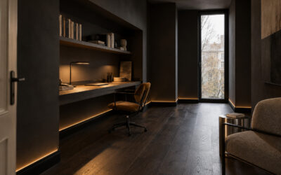 Światło od podstaw. Czarna listwa przypodłogowa w nowej roli